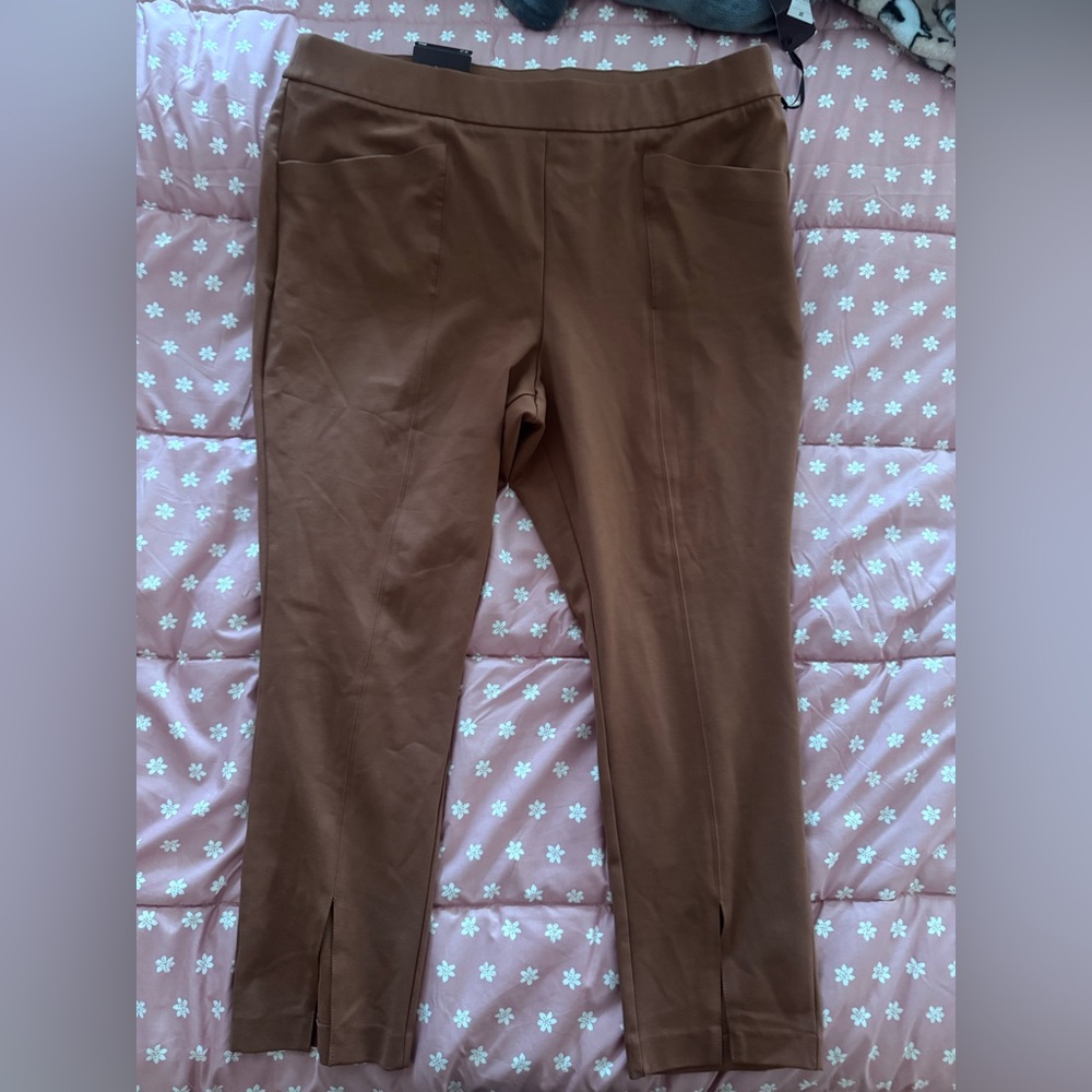 Ava & Viv Chocolate Brown pull on pants